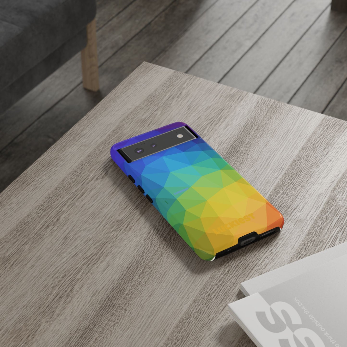 Chromatic Geometric Phone Cover | Mobile Cover  | Luckiest person alive subliminal