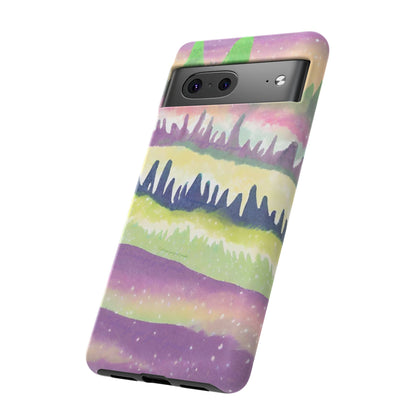Limited Edition | Subliminals for good grades | Beautiful Abstract Landscape Phone Case – Nature Design Mobile Cover with Dual Protection