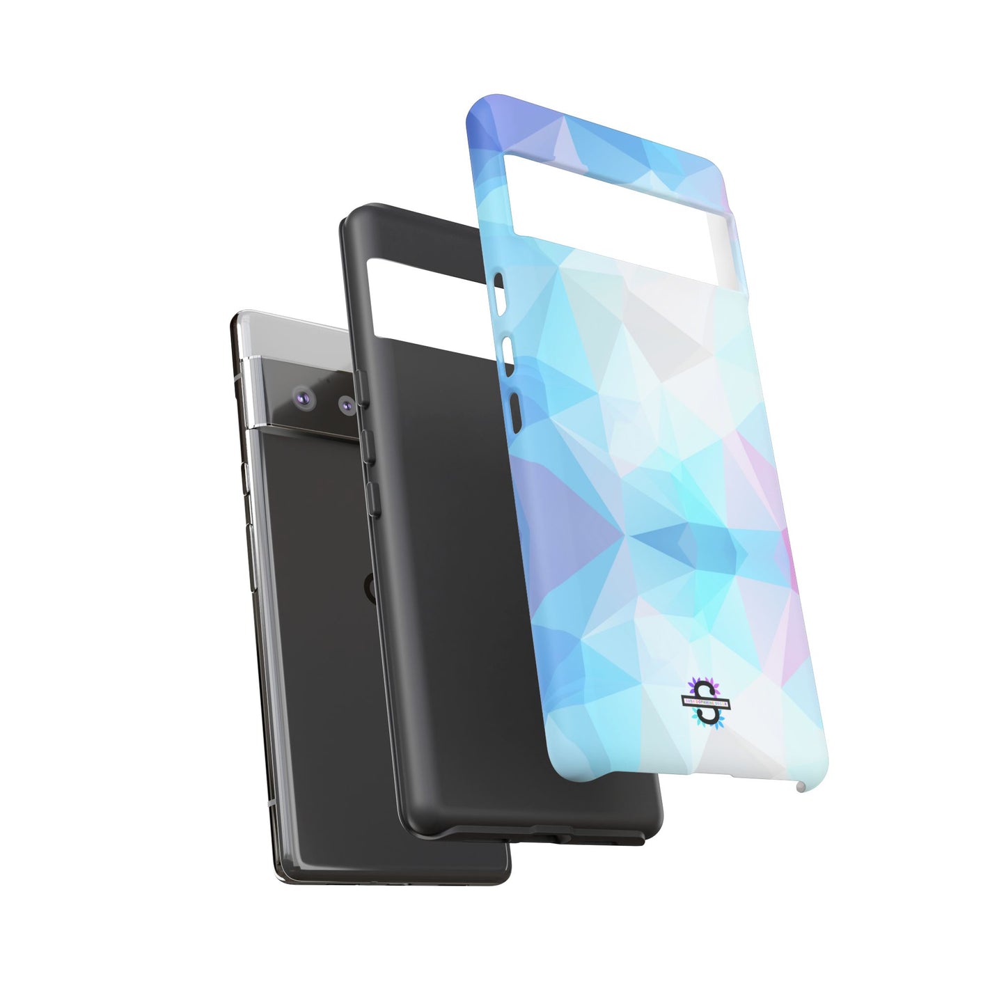 Geometric Blue Phone Cover