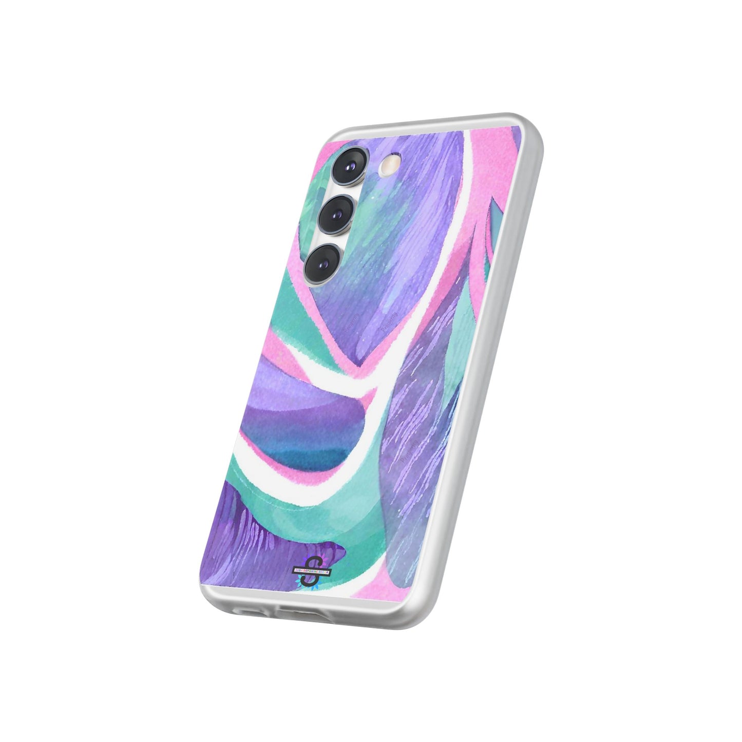 Subliminals for Prosperity | Purple Blue Green Pattern Phone cover | World's first Subliminals Brand | Sush Dopamine Decor