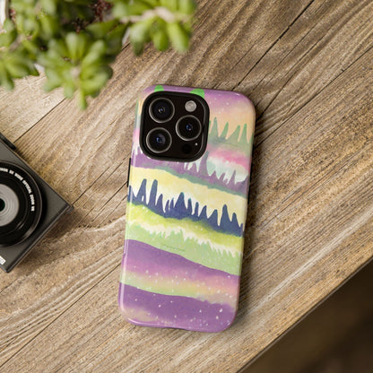 Limited Edition | Subliminals for good grades | Beautiful Abstract Landscape Phone Case – Nature Design Mobile Cover with Dual Protection