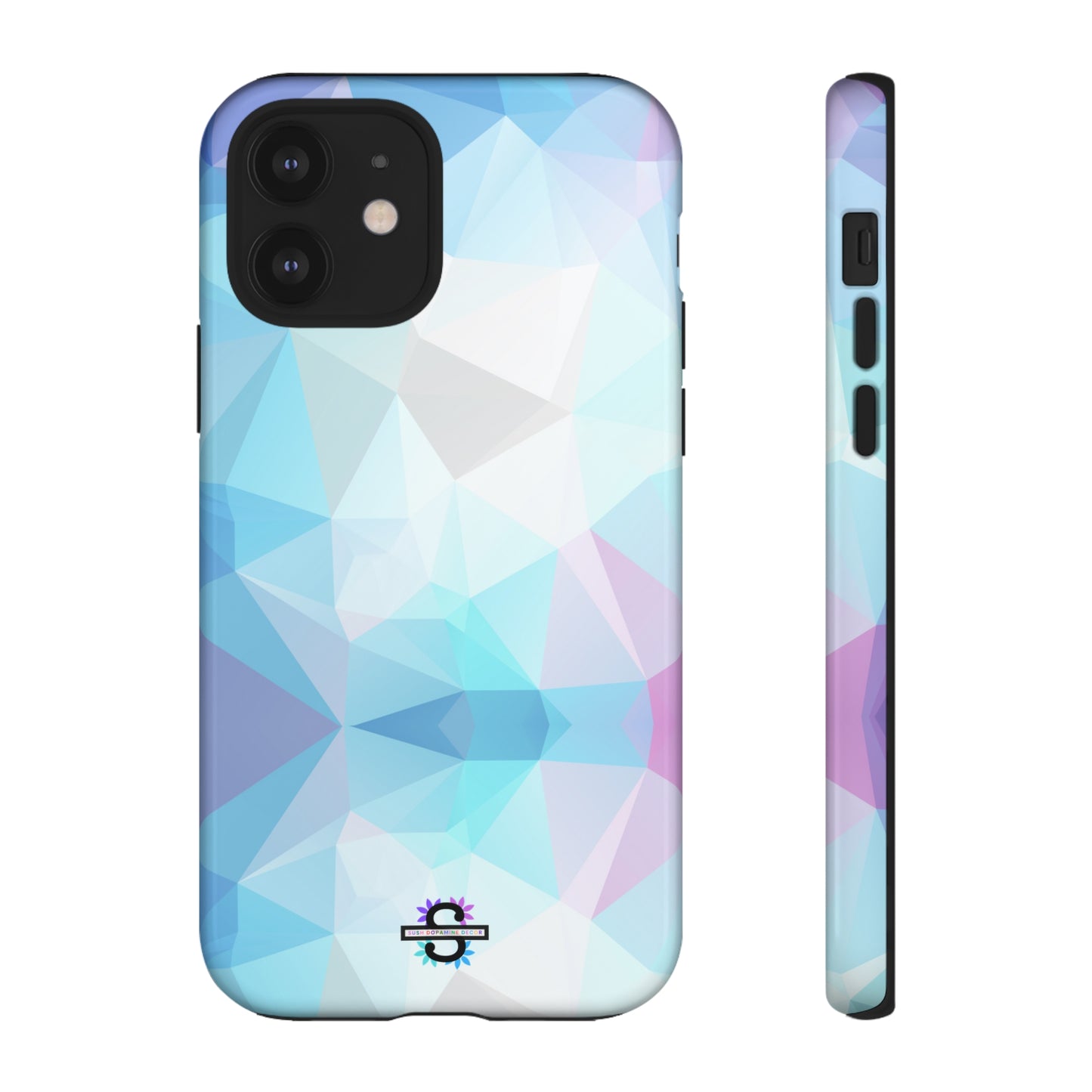 Geometric Blue Phone Cover