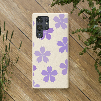 Eco friendly Purple Lavender Floral Design Phone case