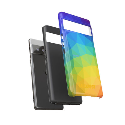 Chromatic Geometric Phone Cover | Mobile Cover  | Luckiest person alive subliminal