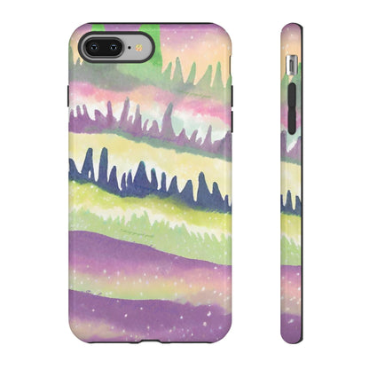 Limited Edition | Subliminals for good grades | Beautiful Abstract Landscape Phone Case – Nature Design Mobile Cover with Dual Protection