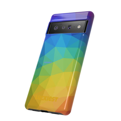 Chromatic Geometric Phone Cover | Mobile Cover  | Luckiest person alive subliminal