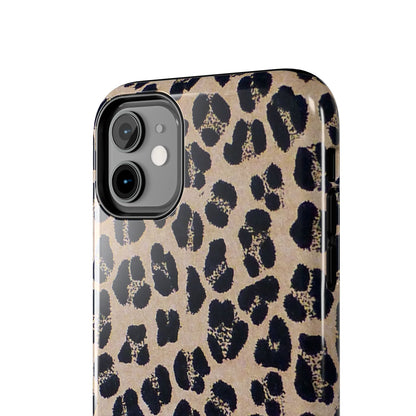 Black and Brown Mobile Cover, Leopard Print, Stylish Mobile Case, Accessories