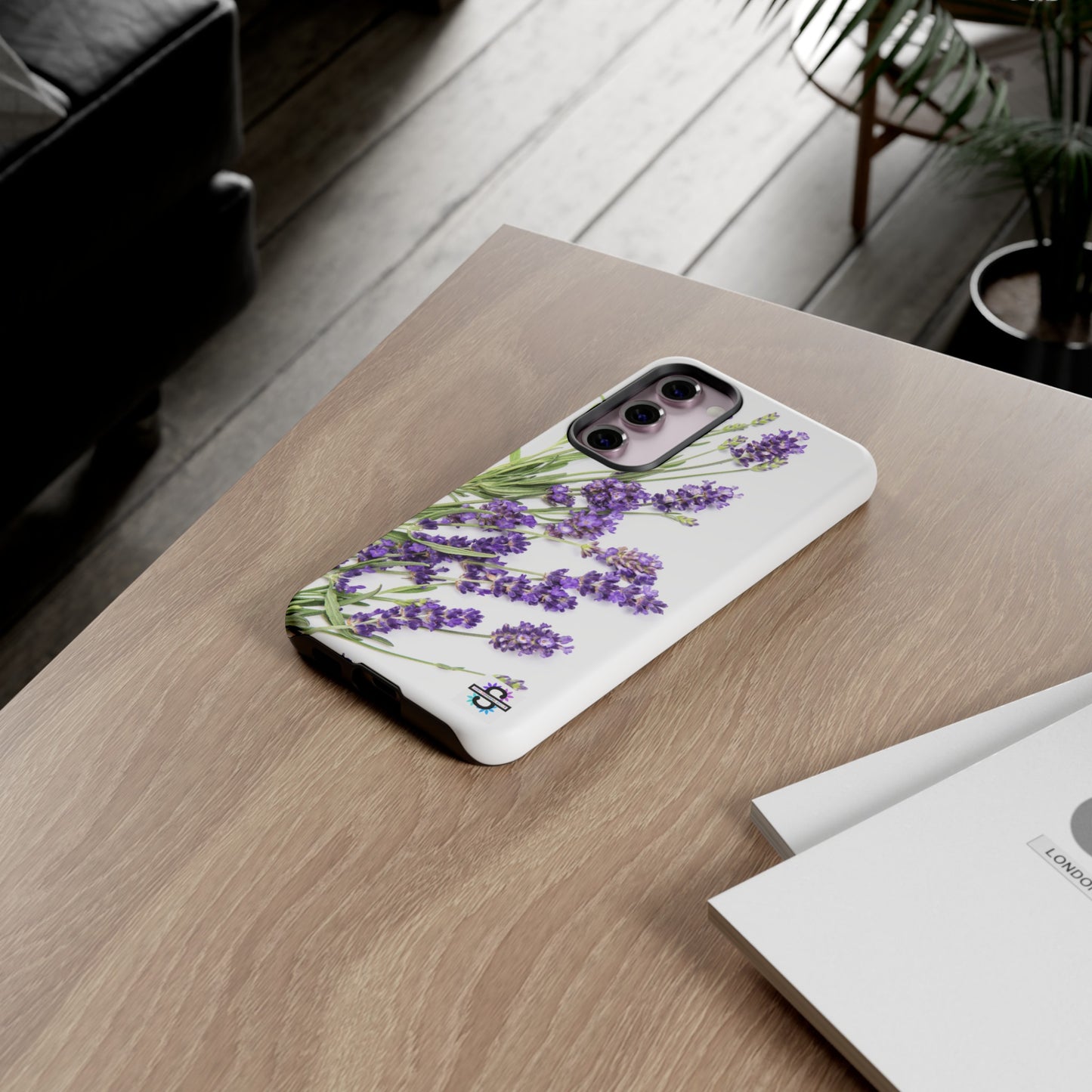 Lavender Print Hard Phone Cover, Mobile case