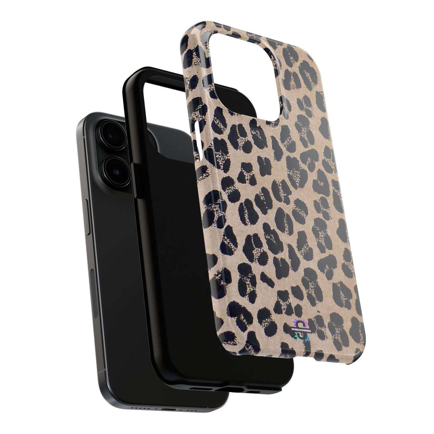 Black and Brown Mobile Cover, Leopard Print, Stylish Mobile Case, Accessories