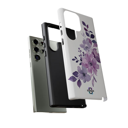 Limited Edition Floral Purple Phone Case | Prosperity Subliminals | Protective Hard Cover | Exclusive Collector's item