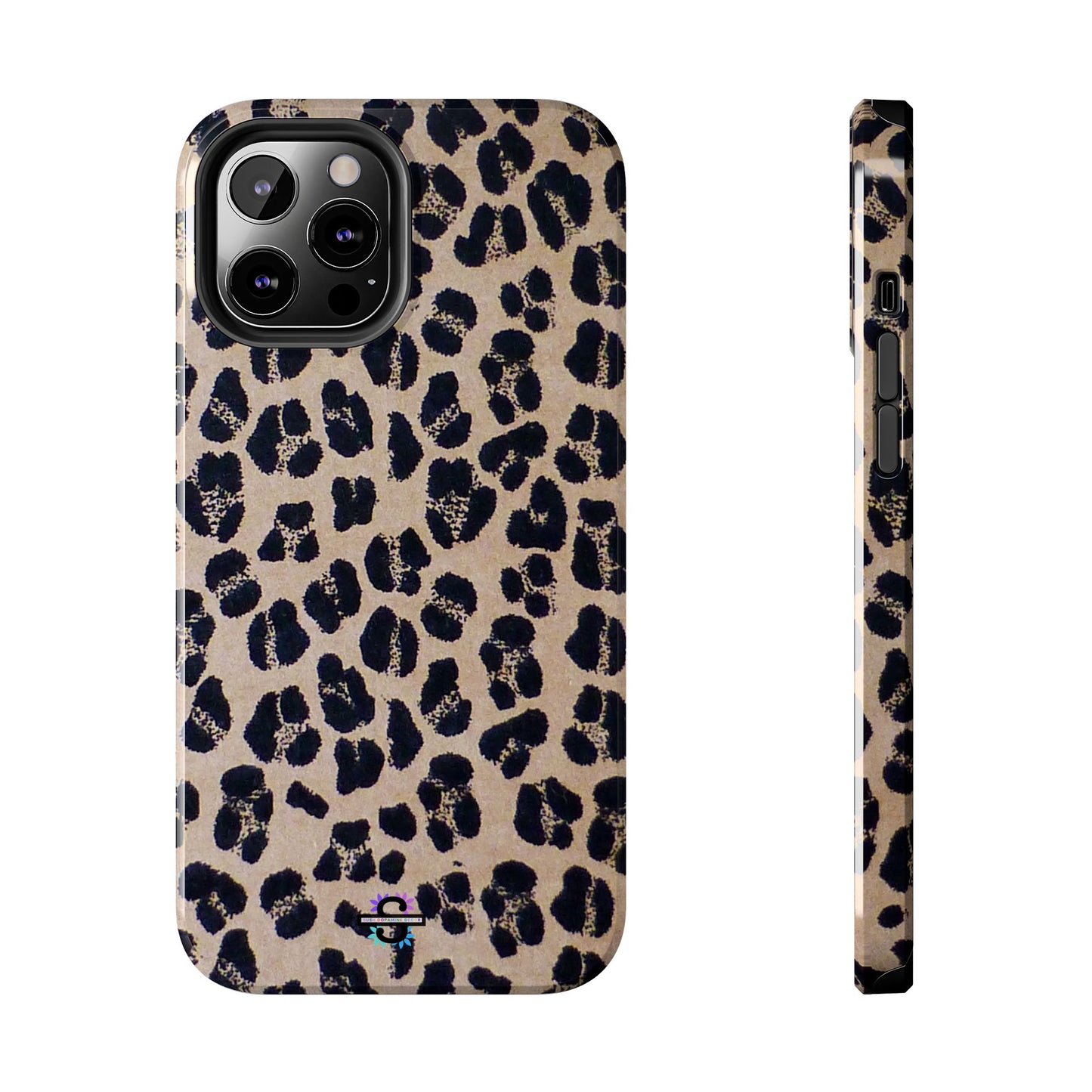 Black and Brown Mobile Cover, Leopard Print, Stylish Mobile Case, Accessories