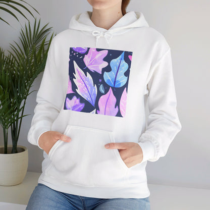 Fluffy three-panel hoodies for women