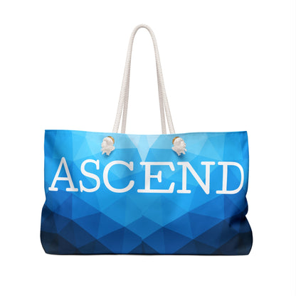 Ascend Geometric Blue Gradient Weekender BagSush Dopamine Decor