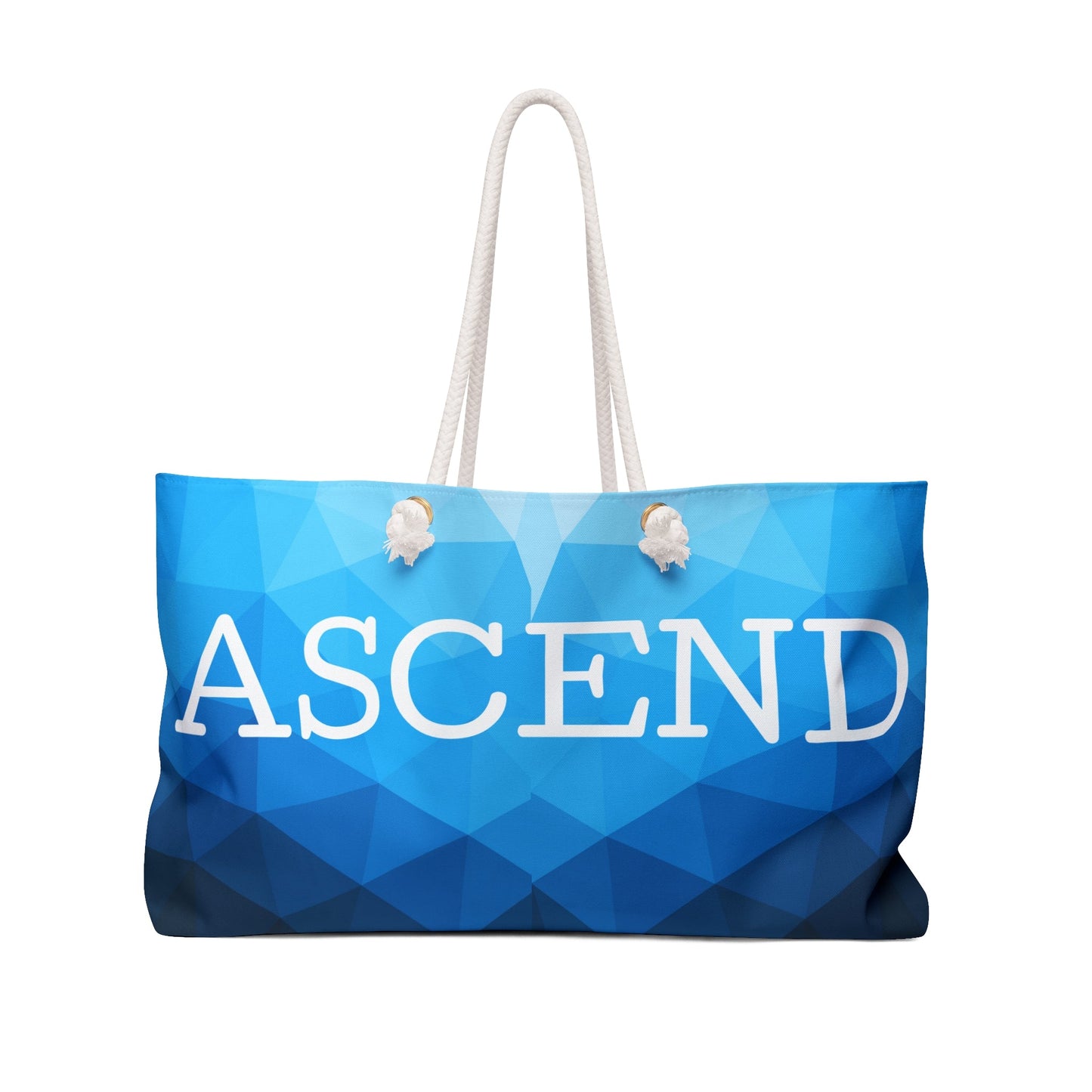 Ascend Geometric Blue Gradient Weekender BagSush Dopamine Decor