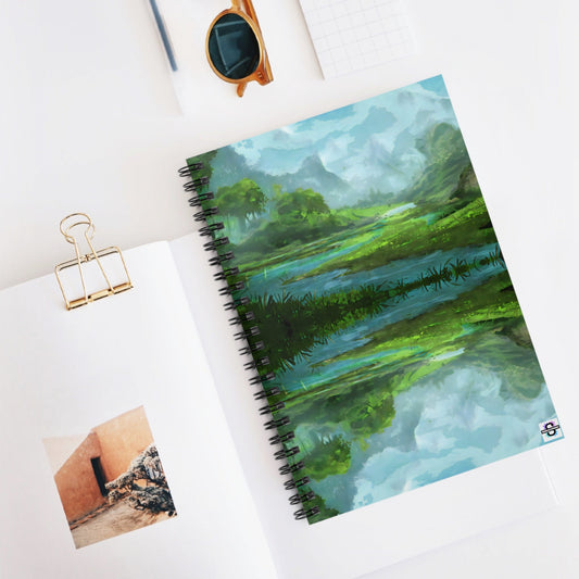 Beautiful Scenic NotebookSush Dopamine Decor