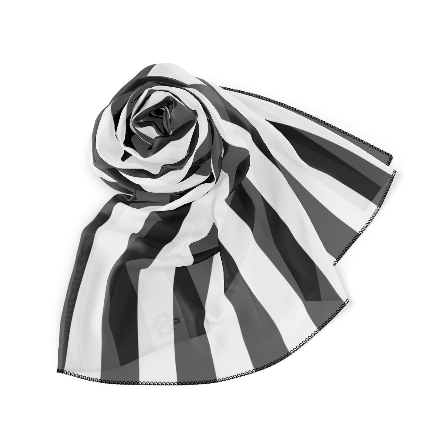 Black and White Striped Scarf | ApparelSush Dopamine Decor