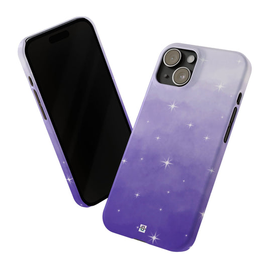 Blingy purple Slim Phone Cases, Mobile coverSush Dopamine Decor