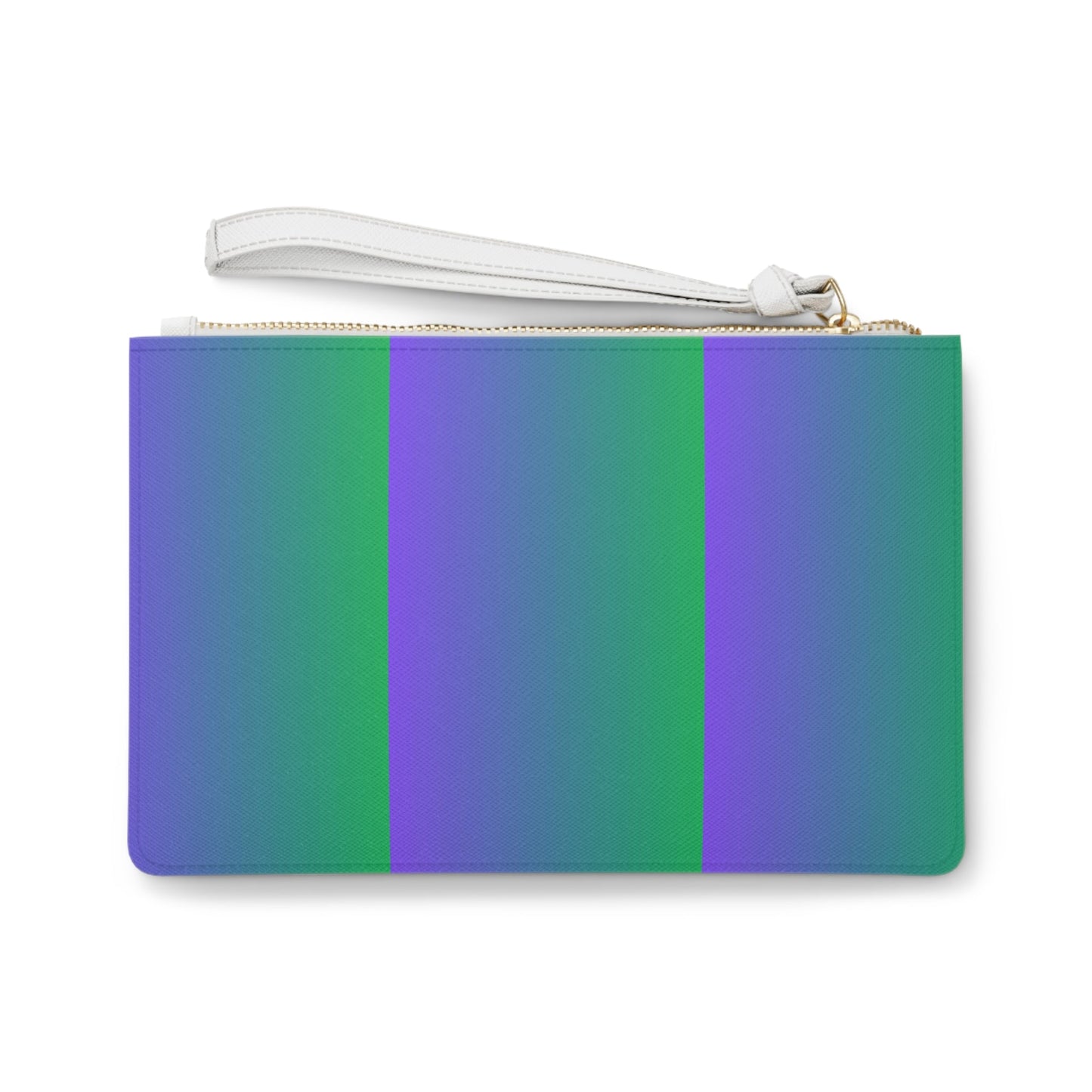 Blue Green Clutch Bag, Empower, Motivational BagSush Dopamine Decor