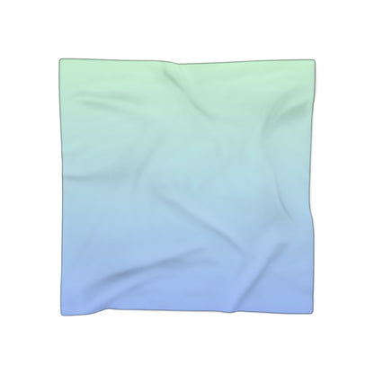 Blue Green Gradient Poly Scarf | ApparelsSush Dopamine Decor