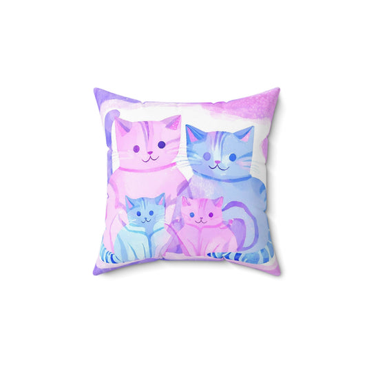 Cat Pillow, PinkSush Dopamine Decor