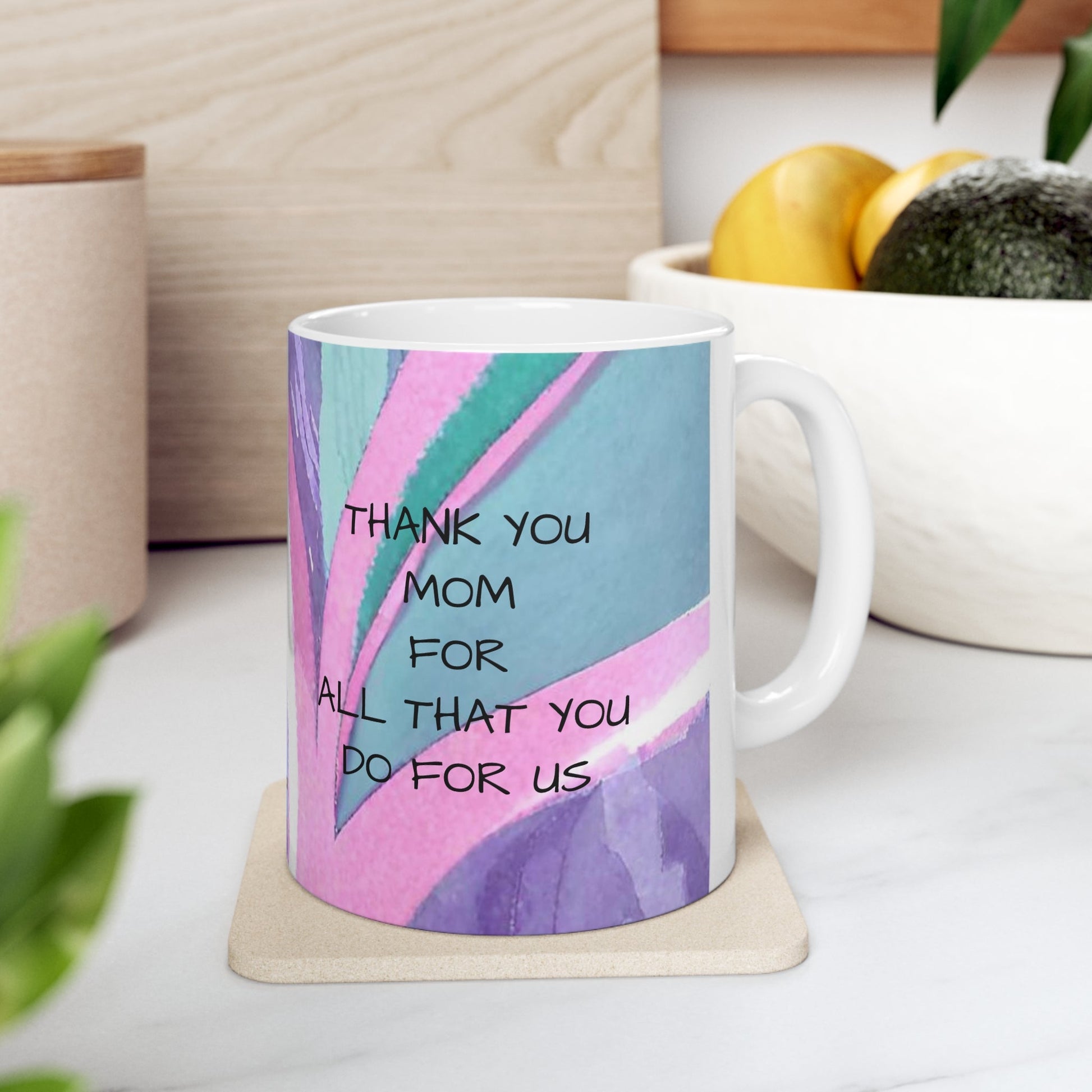 Ceramic Coffee Mug 11oz for momSush Dopamine Decor