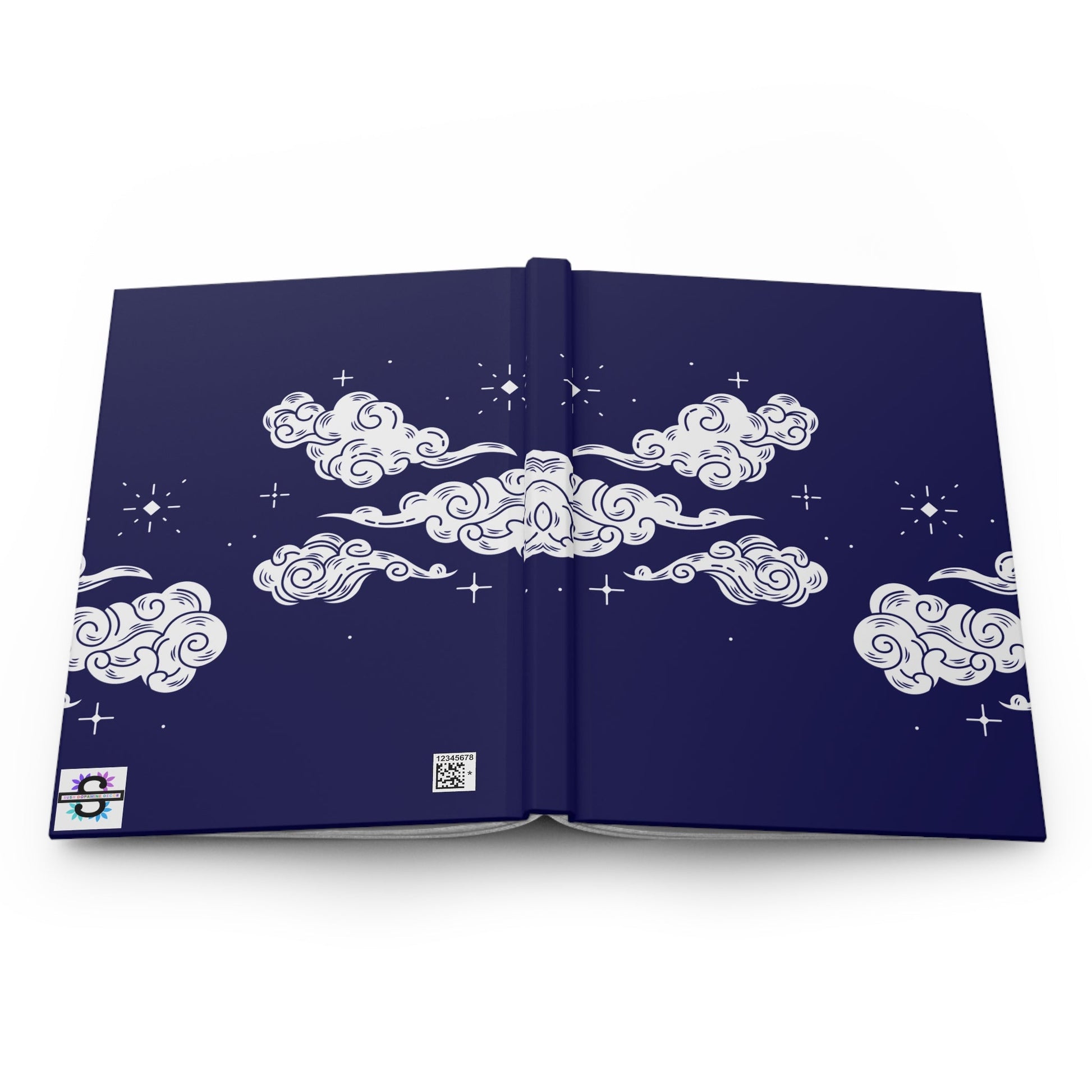 Cloudy Night Hardcover JournalSush Dopamine Decor