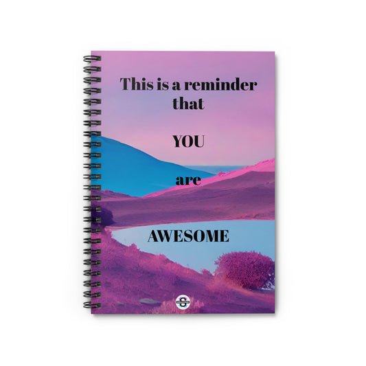 Empowerment Echo: - 118 - Page Spiral NotebookSush Dopamine Decor