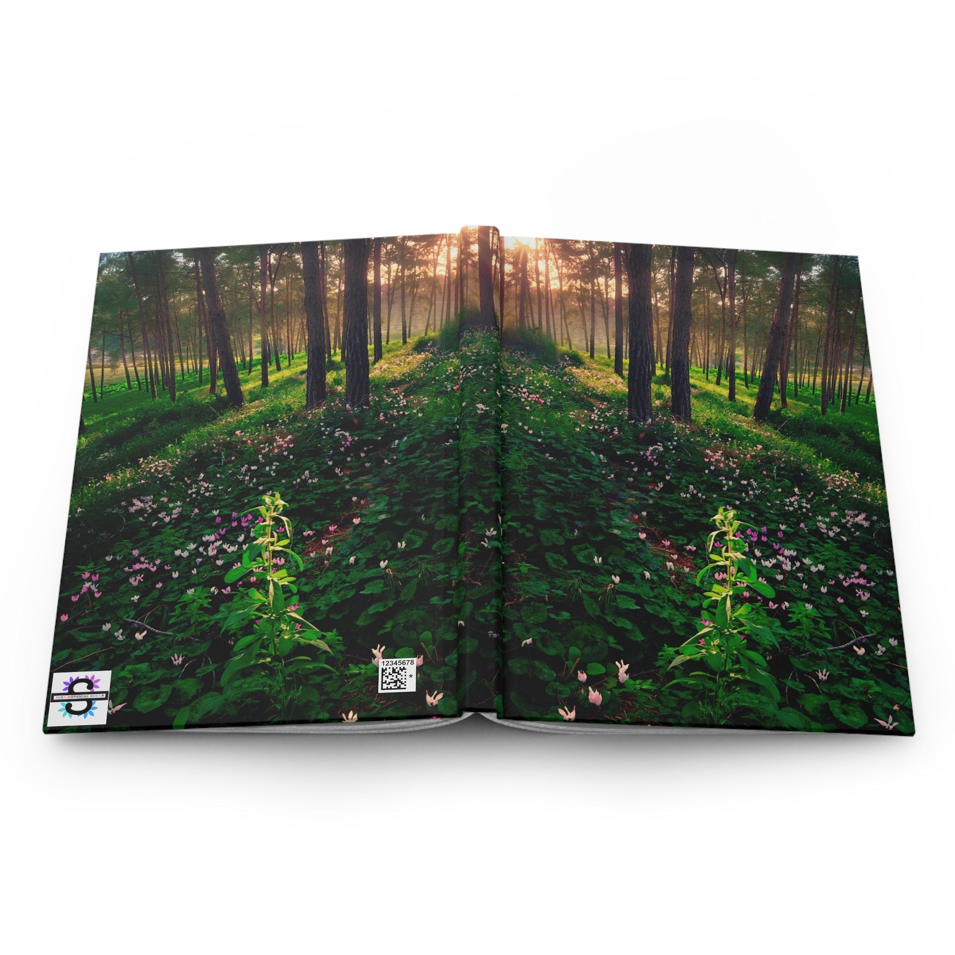 Forest print Hardcover JournalSush Dopamine Decor