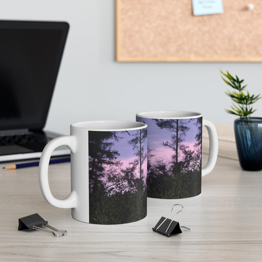 Forest sunset 11oz Ceramic MugSush Dopamine Decor