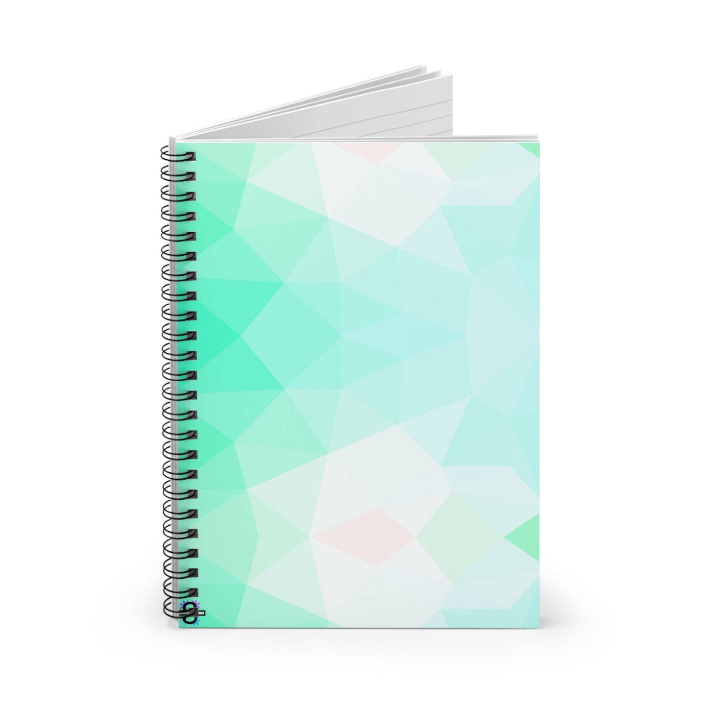 Green Geometric NotebookSush Dopamine Decor