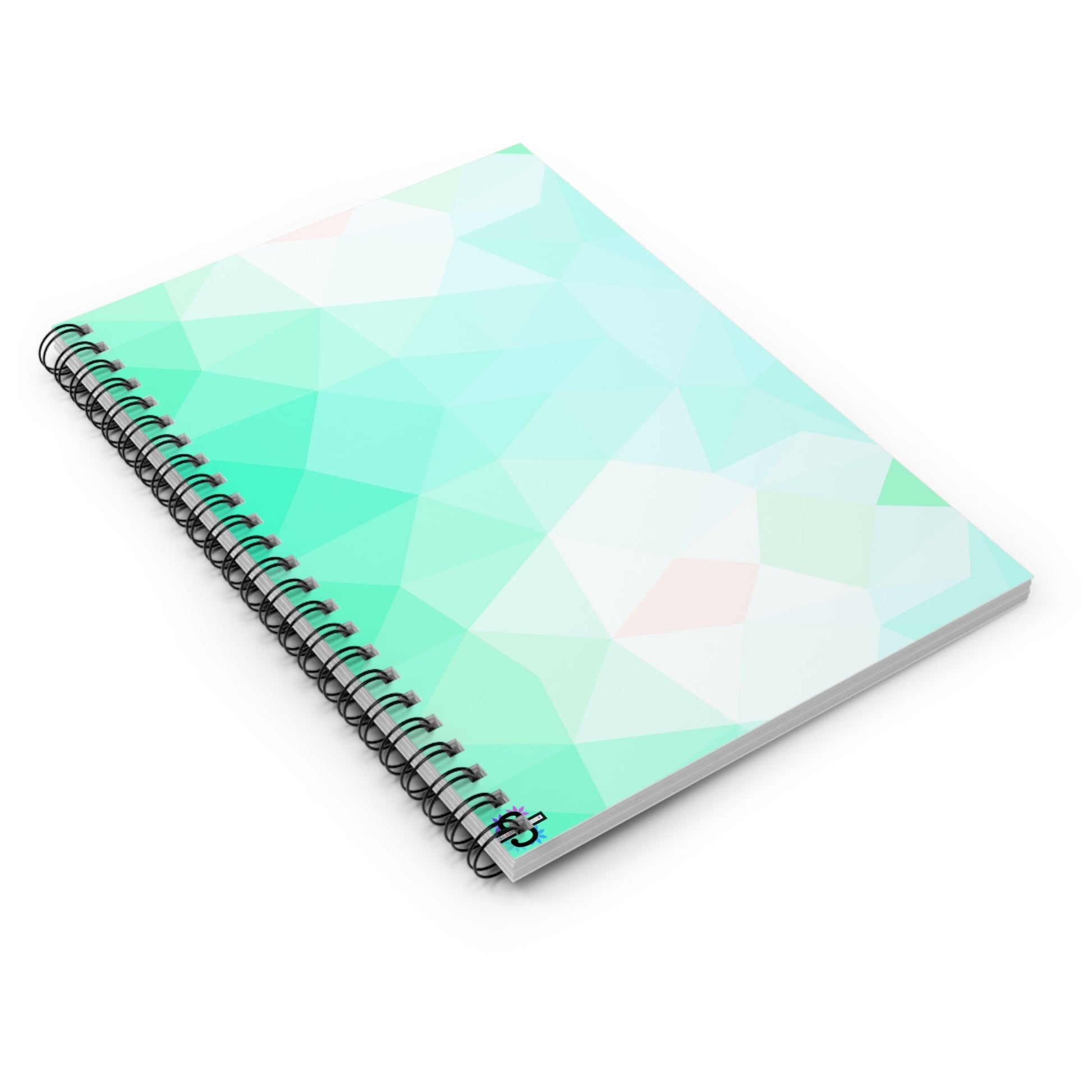 Green Geometric NotebookSush Dopamine Decor