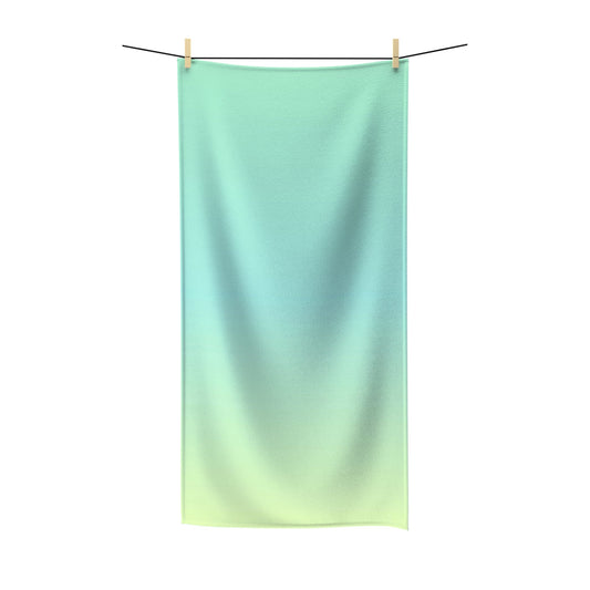 Green Gradient Towel, Extra Plush Soft, Bath Towel, ApparelsSush Dopamine Decor