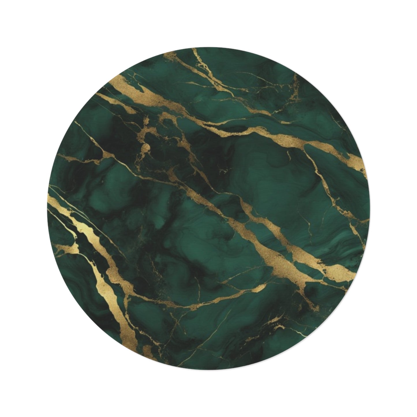 Green Marble Round Rug, Green Carpet, Home Decor, Minimalistic CarpetsSush Dopamine Decor