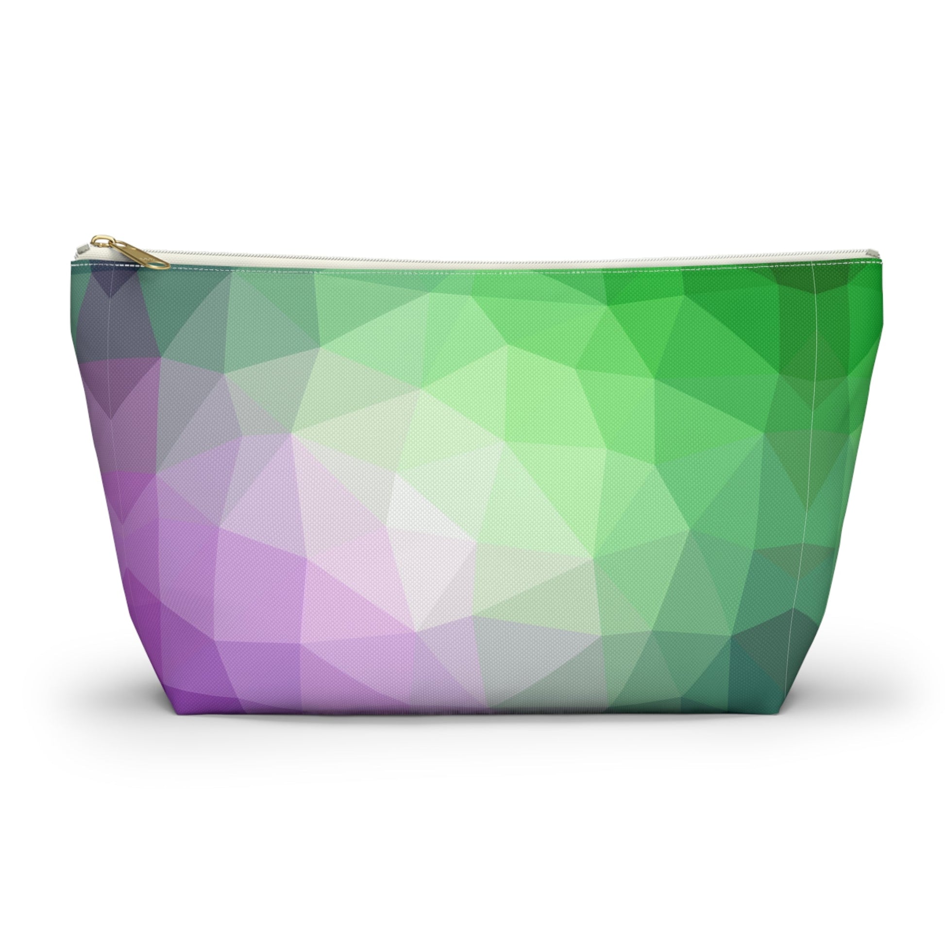 Green Pink Pouch, Chromatic Makeup Bag, Toiletry Bag, Unique Accessories, Unique GiftsSush Dopamine Decor