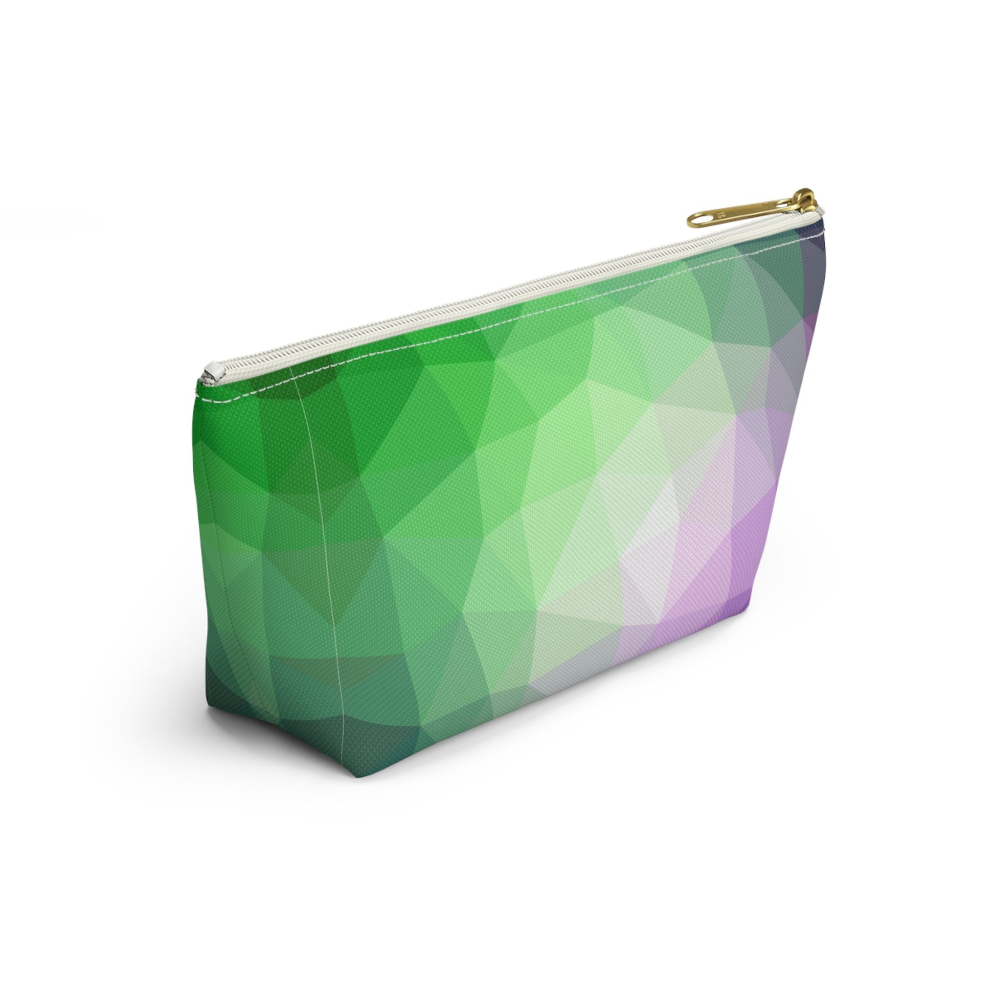 Green Pink Pouch, Chromatic Makeup Bag, Toiletry Bag, Unique Accessories, Unique GiftsSush Dopamine Decor