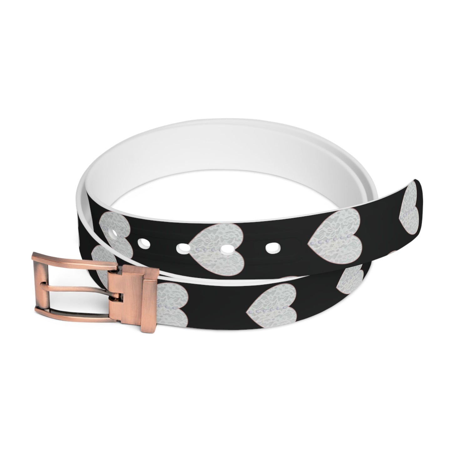 Heart Belt, Black and White belt,Sush Dopamine Decor