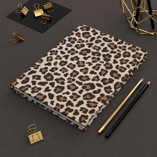 Leopard Print Hardcover JournalSush Dopamine Decor