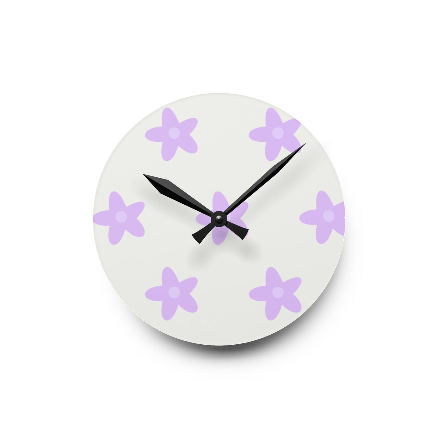 Lilac Wall ClockSush Dopamine Decor