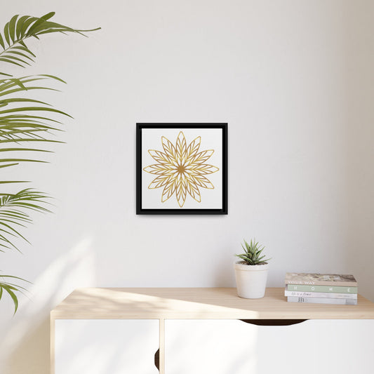 Mandala Art in Pinewood Frame, Eco - Friendly Wall Art, Modern Wall ArtSush Dopamine Decor