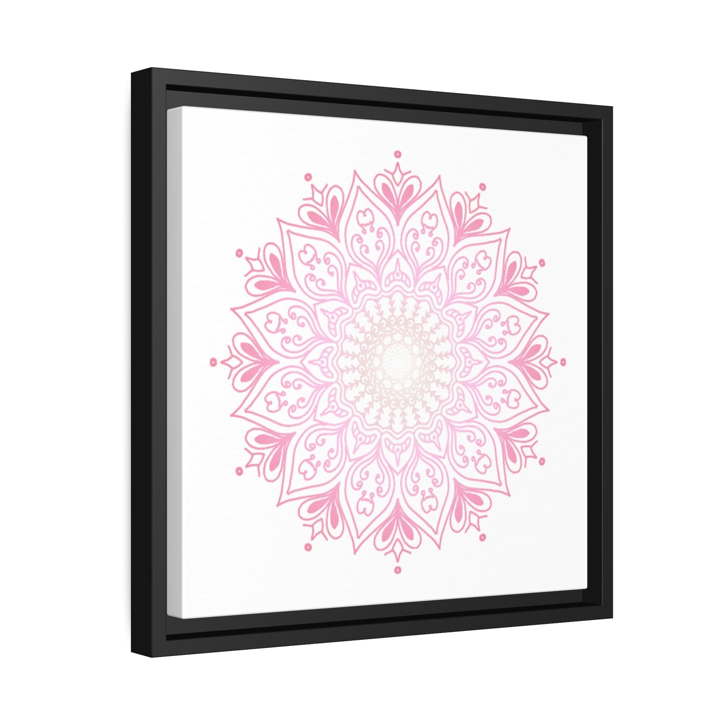 Mandala Art in Pinewood Frame, Eco - Friendly Wall ArtSush Dopamine Decor