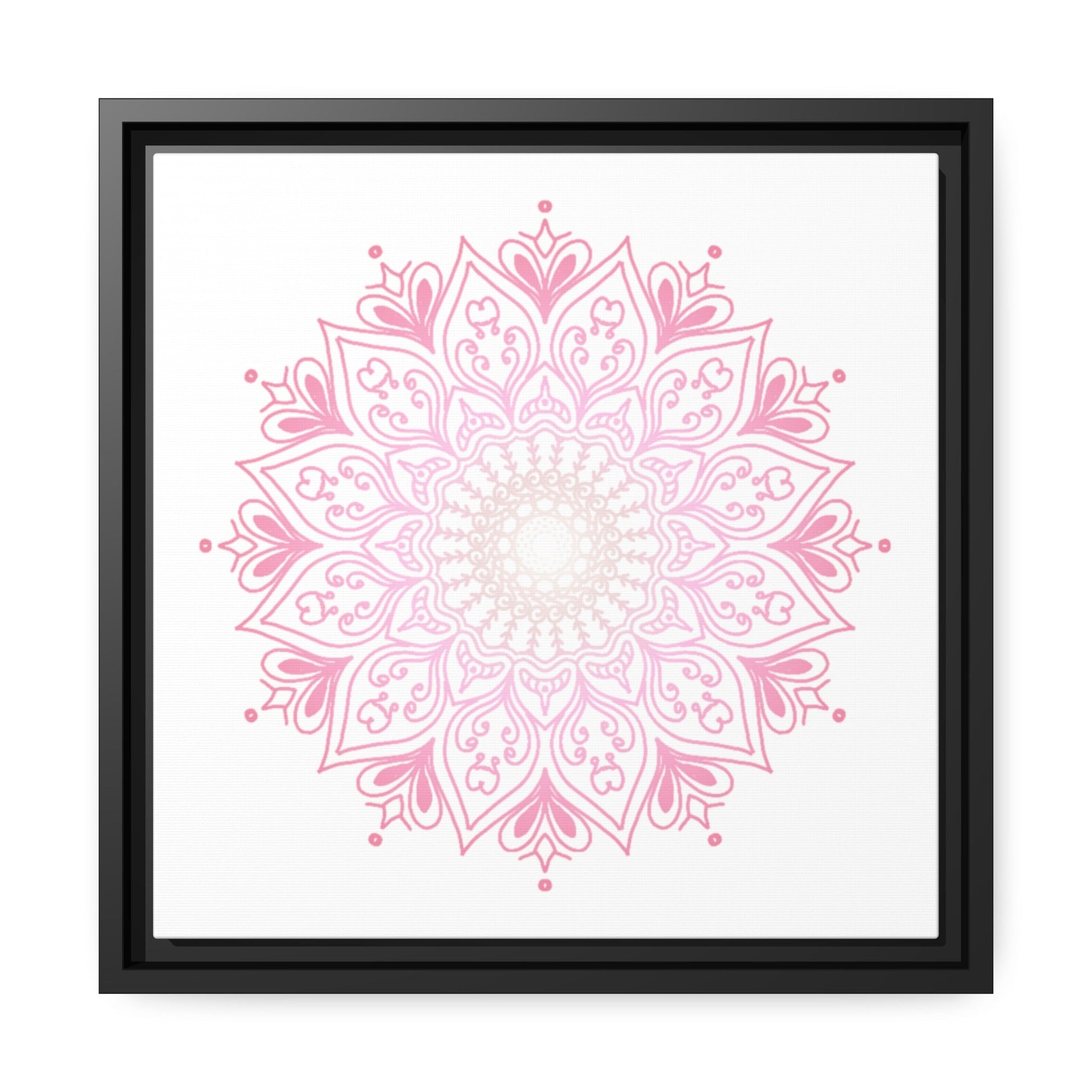 Mandala Art in Pinewood Frame, Eco - Friendly Wall ArtSush Dopamine Decor