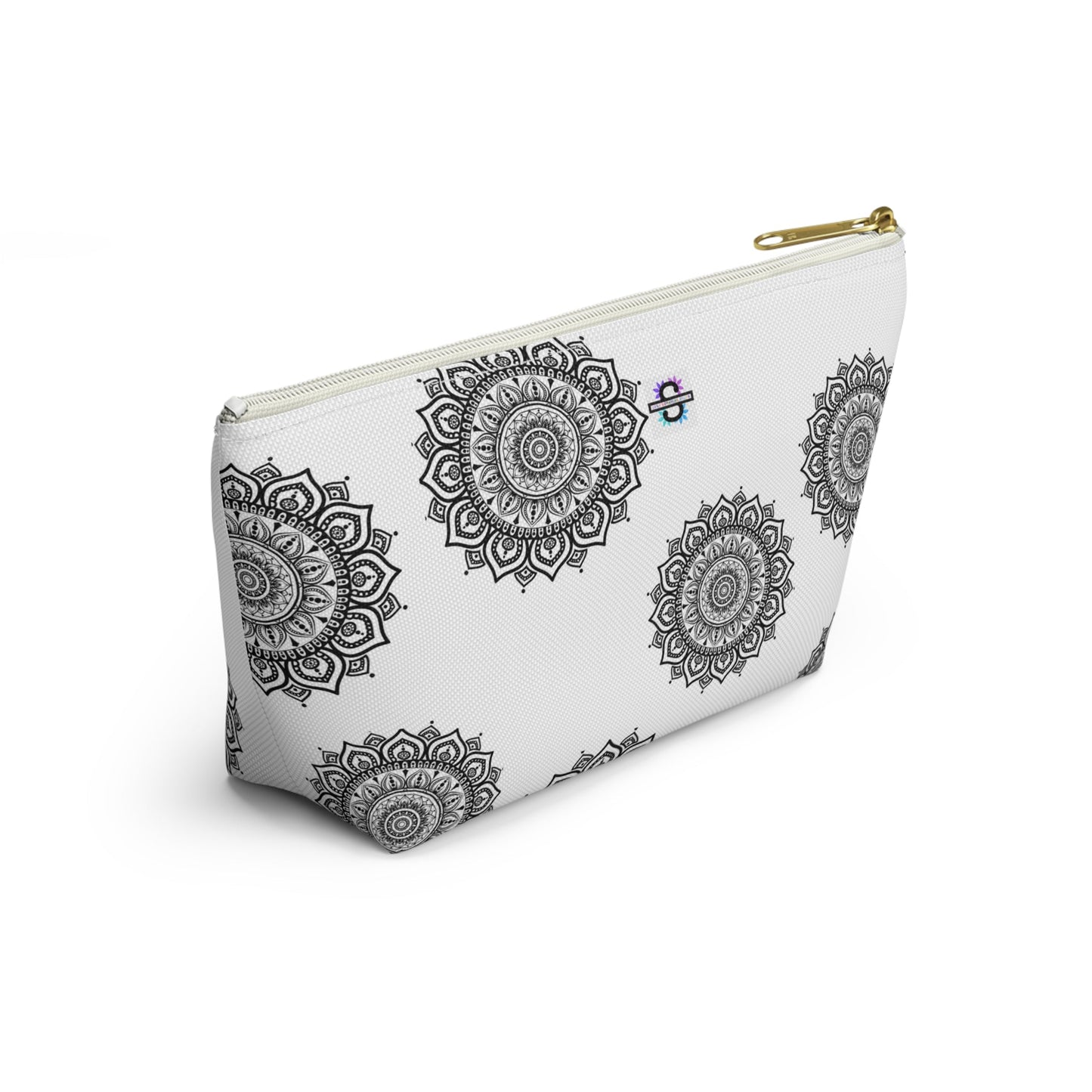 Mandala Design Accessory Pouch w T - bottomSush Dopamine Decor