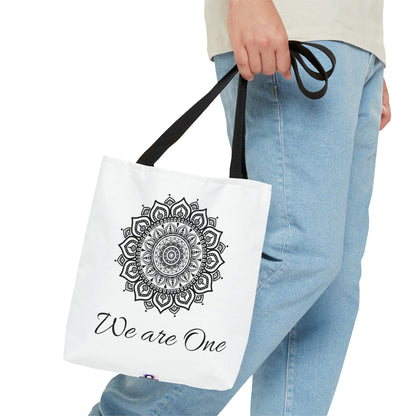 Mandala Design Plain Tote BagSush Dopamine Decor