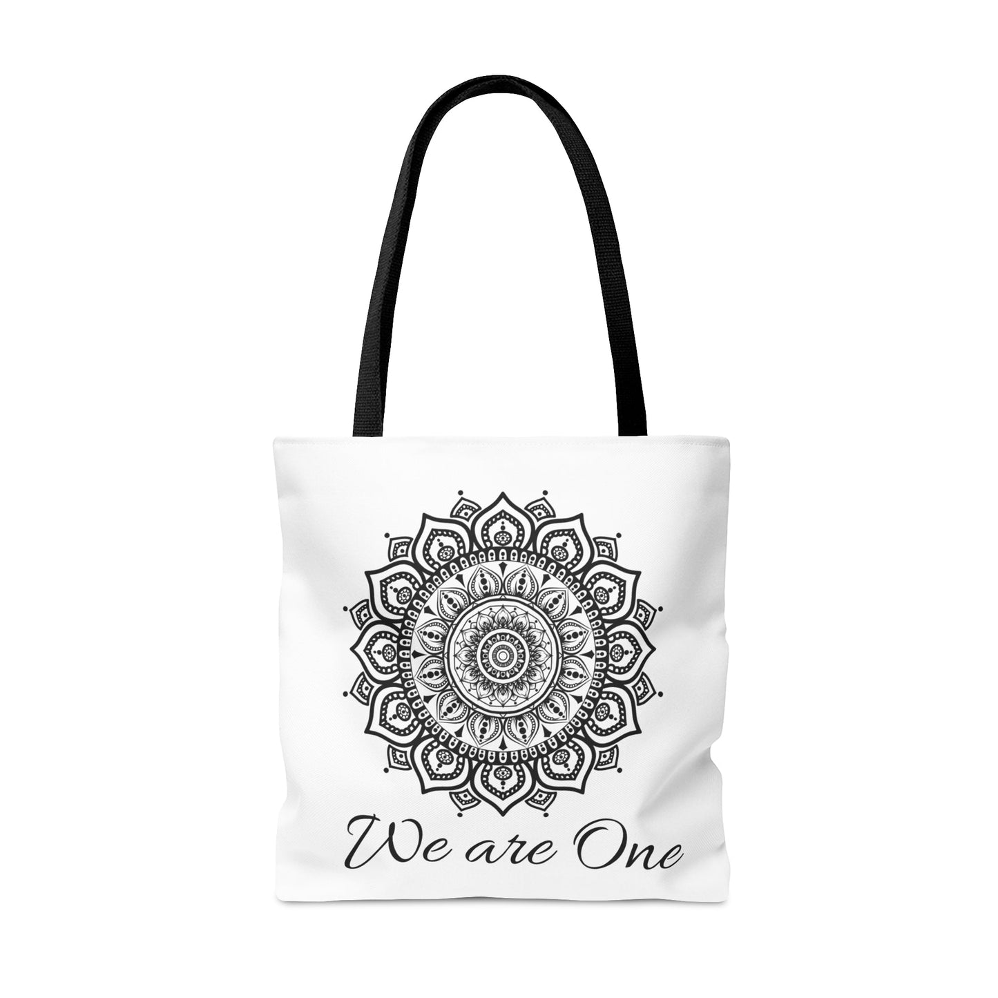 Mandala Design Plain Tote BagSush Dopamine Decor