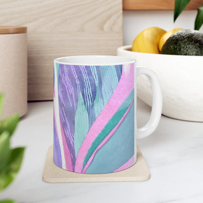 Nature Chromatic Bliss 11 - Ounce Ceramic Gift Mug | Office Gifts |Sush Dopamine Decor