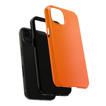 Orange solid cover Tough Phone Case | Mobile coverSush Dopamine Decor