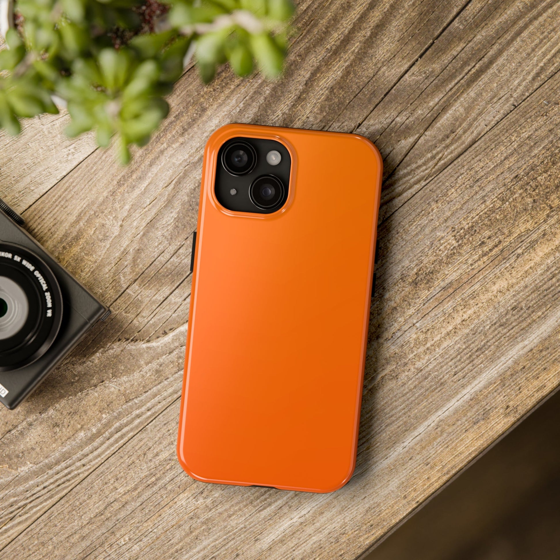 Orange solid cover Tough Phone Case | Mobile coverSush Dopamine Decor