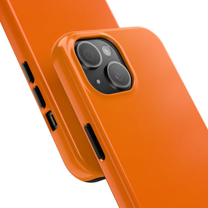 Orange solid cover Tough Phone Case | Mobile coverSush Dopamine Decor