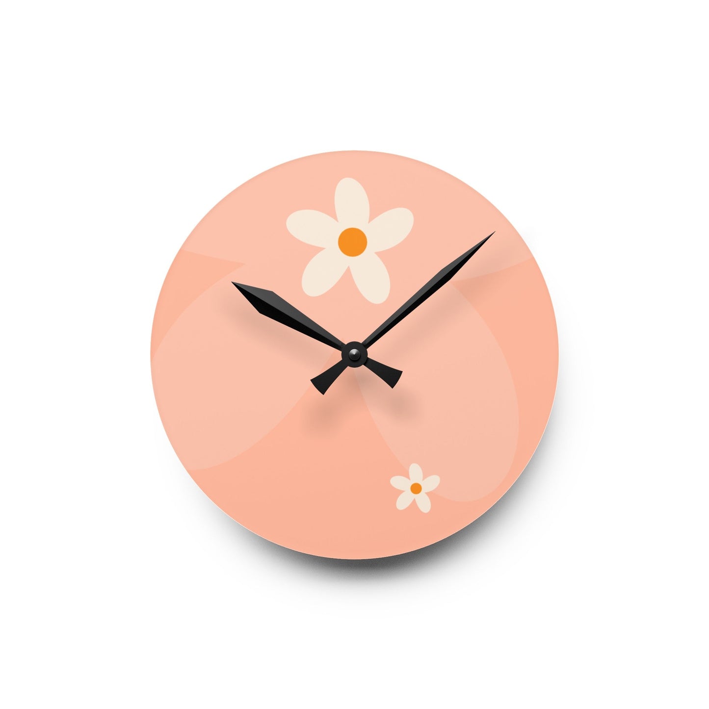 Peach Wall ClockSush Dopamine Decor