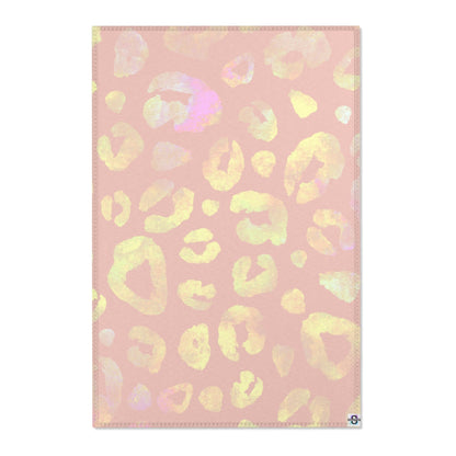 Pink golden printed Area Rugs | Home DecorSush Dopamine Decor